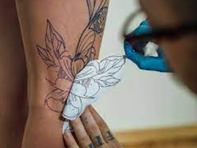 Let's design something to be place permanently somewhere on your body and remember, this will fade and slide around, but will never go away!